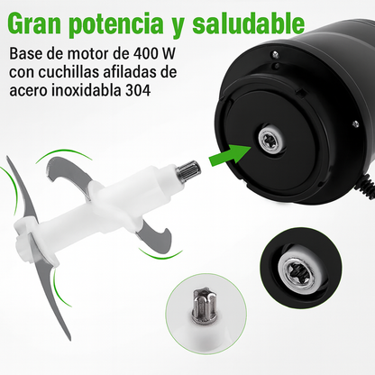 Picadora Eléctrica Multifuncional Sokany - 2 LITROS