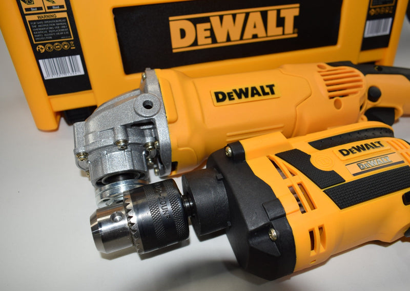 Combo Taladro percutor y Pulidora DeWALT + Maletín