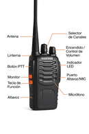 2 Radio Walkie Talkie - Comunicación efectiva