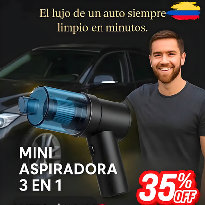 Aspiradora Portatil 2 en 1 Recargable PC